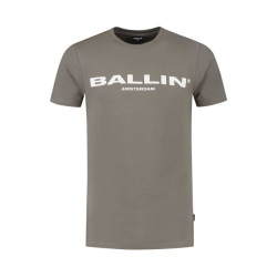Ballin Amsterdam T-shirt originals taupe bruin