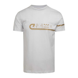Cruyff T-shirt ezra tee gold wit
