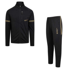 Cruyff Trainingspak minnow suit gold zwart