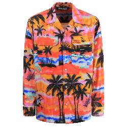 Palm Angels Heren psychedelic palms /multi