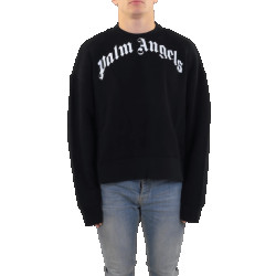 Palm Angels Heren curved logo sweater