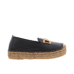 Atelier Verdi Dames espadrille loafer with access.