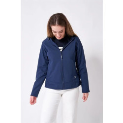 Batela Navy dames softshell jas -