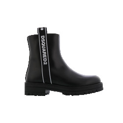 Dsquared2 Kids ankle boot zip logo