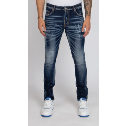My Brand Blue denim washed with blue and