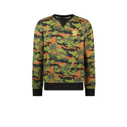 TYGO & vito Jongens sweater aop camouflage forrest