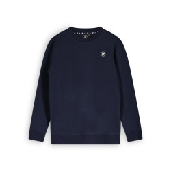 Bellaire  Jongens sweater met klein logo navy blazer
