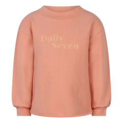 DAILY 7 Meisjes sweater colneck daily fresh coral