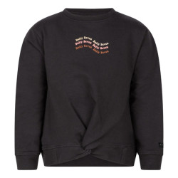 DAILY 7 Meisjes sweater knot charcoal