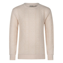 DAILY 7 Meisjes sweater structure ivory cream