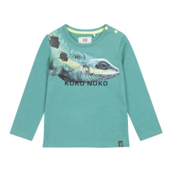 Koko Noko Jongens shirt iguana teal