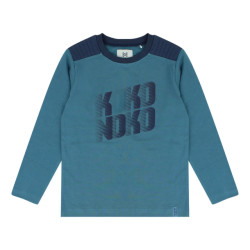 Koko Noko Jongens shirt met schouderstukken en logo
