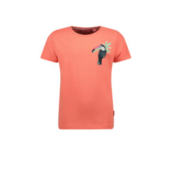 TYGO & vito Meisjes t-shirt met glitterprint toucan