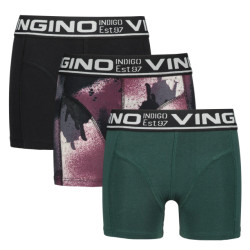 Vingino Jongens ondergoed 3-pack boxers camou deep