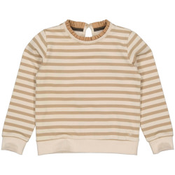 Levv Meisjes sweater gerlynn aop sand nomad stripe