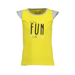 Blue Seven Meisjes t-shirt fun panda yellow