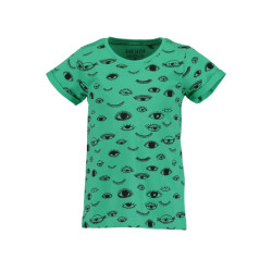Blue Seven Meisjes t-shirt aop shiny brand green