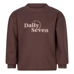 DAILY 7 Meisjes sweater colneck dark mauve