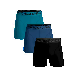 Muchachomalo Men 3-pack boxer shorts microfiber solid