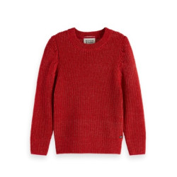 Scotch & Soda 176627 6866 puffed sleeved pullover lipstick red