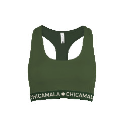 Muchachomalo Girls 1-pack racer back solid killerp