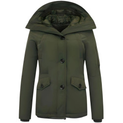 TheBrand Getailleerde winterjas met capuchon