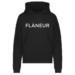 Flaneur Homme Heren printed logo hoodie
