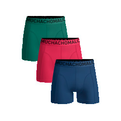 Muchachomalo Men 3-pack boxer shorts microfiber solid