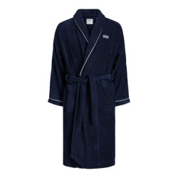 Jack & Jones Badjas heren badstof jacpiping bathrobe navy r