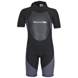 Trespass Childrens boys scuba 3mm kort wetsuit