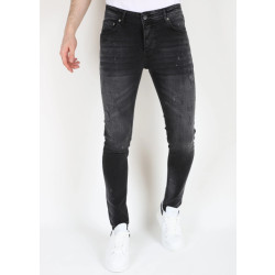 Mario Morato Slim fit stretch jeans met gaten mm113