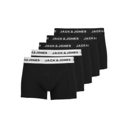 Jack & Jones Heren boxershorts trunks jacsolid effen 5-pack