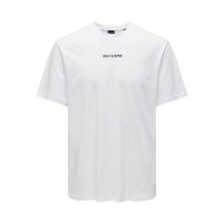 Only & Sons Onslevi life reg text ss tee noos