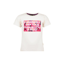 B.Nosy Meisjes t-shirt b.adorable multi print cotton