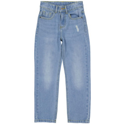 Quapi Meiden jeans jaimy wit fit light blue denim