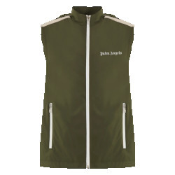 Palm Angels Heren classic logo vest military of