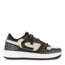 Cruyff Campo low lux black/cream lage sneakers dames