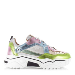 DWRS Label Pluto holographic | lt. pink / holograph lage sneakers dames
