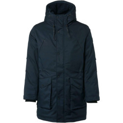 No Excess Jacket long fit hooded dark night