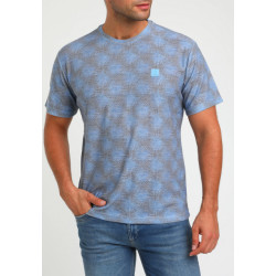 Gabbiano Heren shirt 154540 085 tile blue