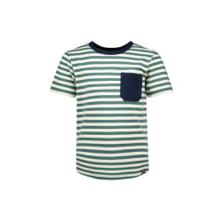 B.Nosy Jongens t-shirt giel groovy stripe