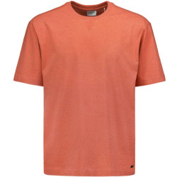 No Excess T-shirt korte mouw ronde hals melange melon
