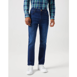 Wrangler Larston heren slim-fit jeans night shade
