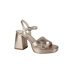 La Strada 2201027-1643 gold dames sandalen gekleed