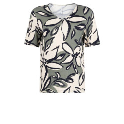 Zoso | 241 fergie shirt navy/green/ivory