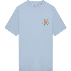 Law of the sea T-shirt ronde hals tropical wind surfer blue