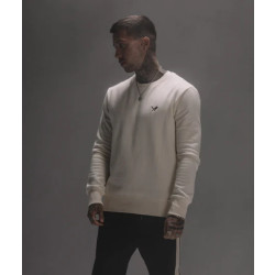 Distorted People Classic crew neck 3338 off white black sweater
