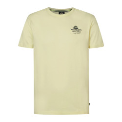 Petrol Industries Heren t-shirt m-1040-tsr645 1103 lemon yellow