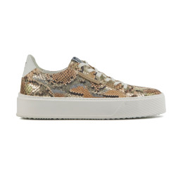 Floris van Bommel Dames leren dames sneakers sfw-10106 print -