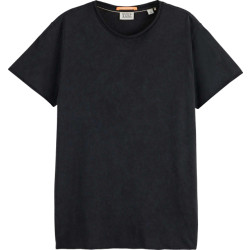 Scotch & Soda Washed embroidered t-shirt antra